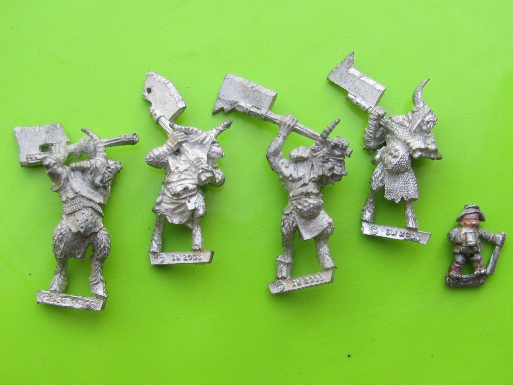 Beastmen Pestigors, Verzenden, Zo goed als nieuw, Warhammer, Figuurtje(s)