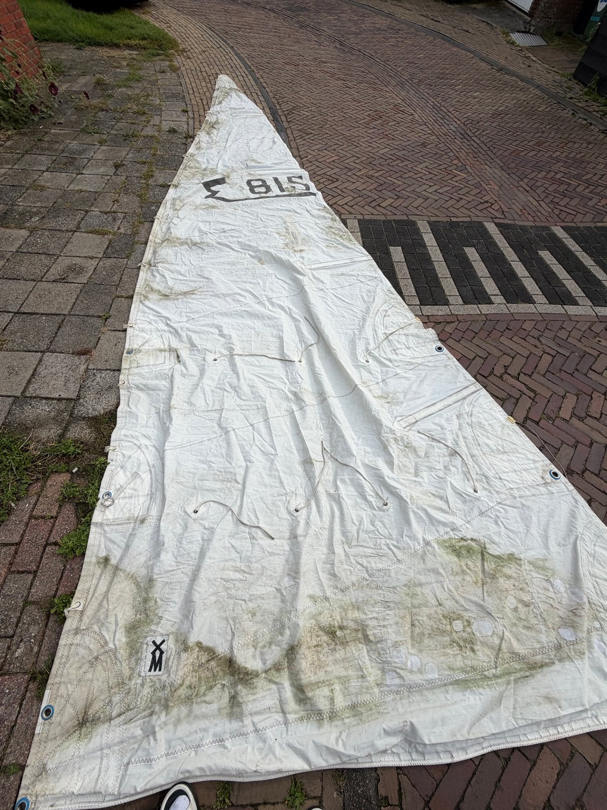 Gebruikt Grootzeil - Ideaal voor kleine zeilboot, Gebruikt, Grootzeil, 15 tot 30 m², Ophalen of Verzenden
