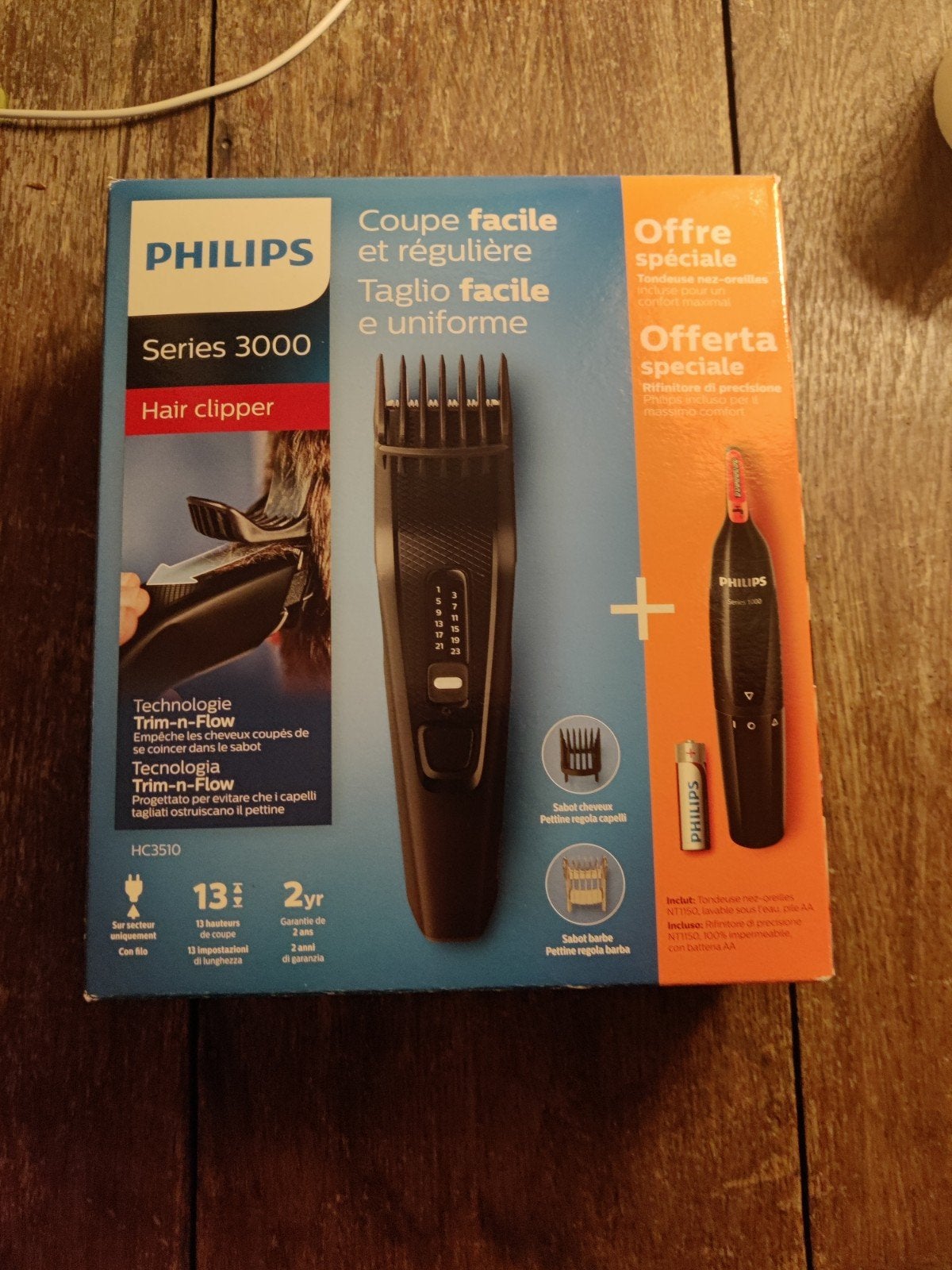 Philips Series 3000 Haartrimmer HC3510 - Nooit gebruikt, Ophalen of Verzenden, Nieuw, Scheren en Epileren