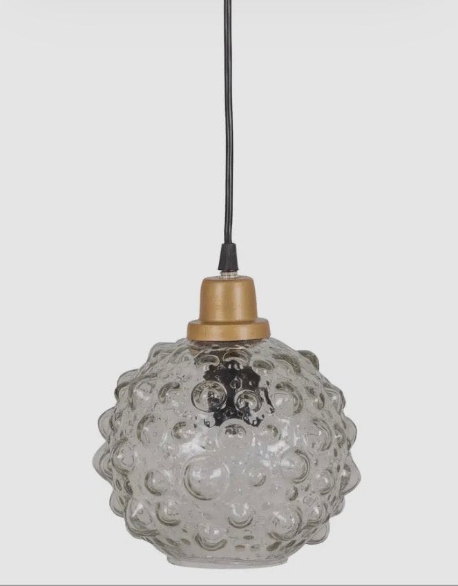 Jolly Hanglamp Transparant Glas 18x18x18cm, Ophalen, Nieuw, Glas, E27 (groot)