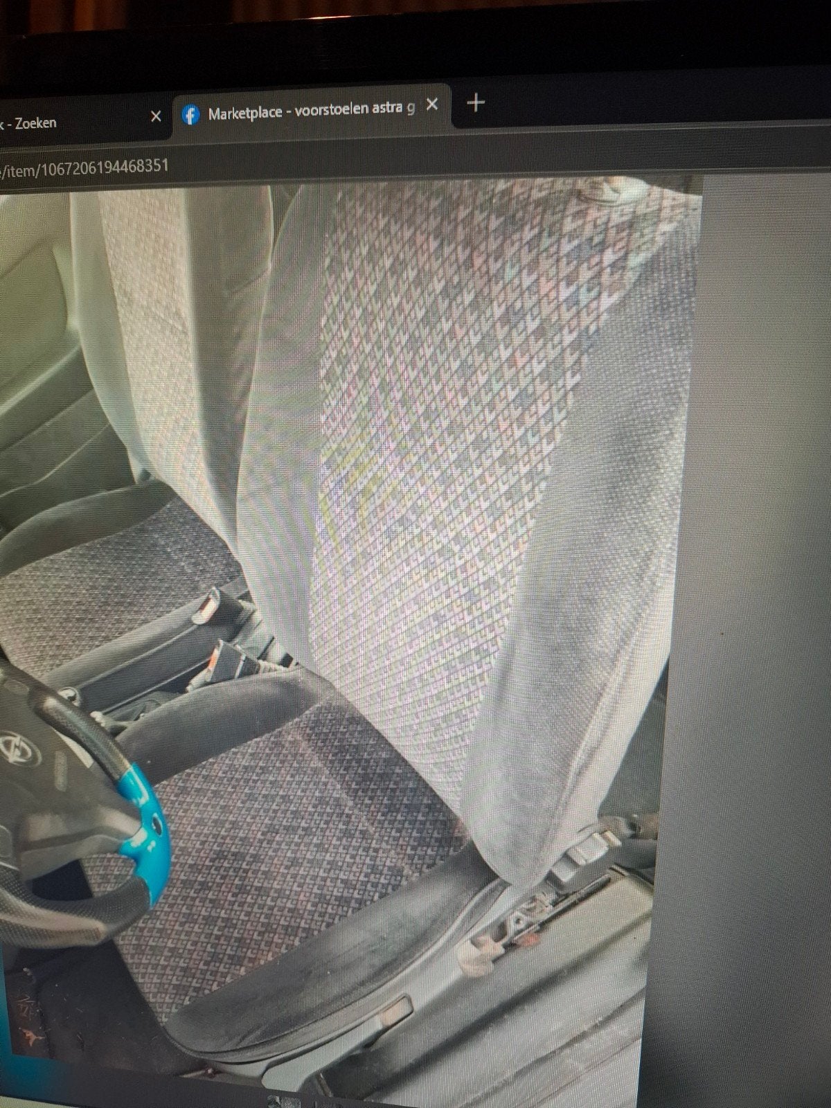 voorstoelen 4 deurs astra g hatchback of stationcar, Auto-onderdelen, Ophalen, Gebruikt, Opel