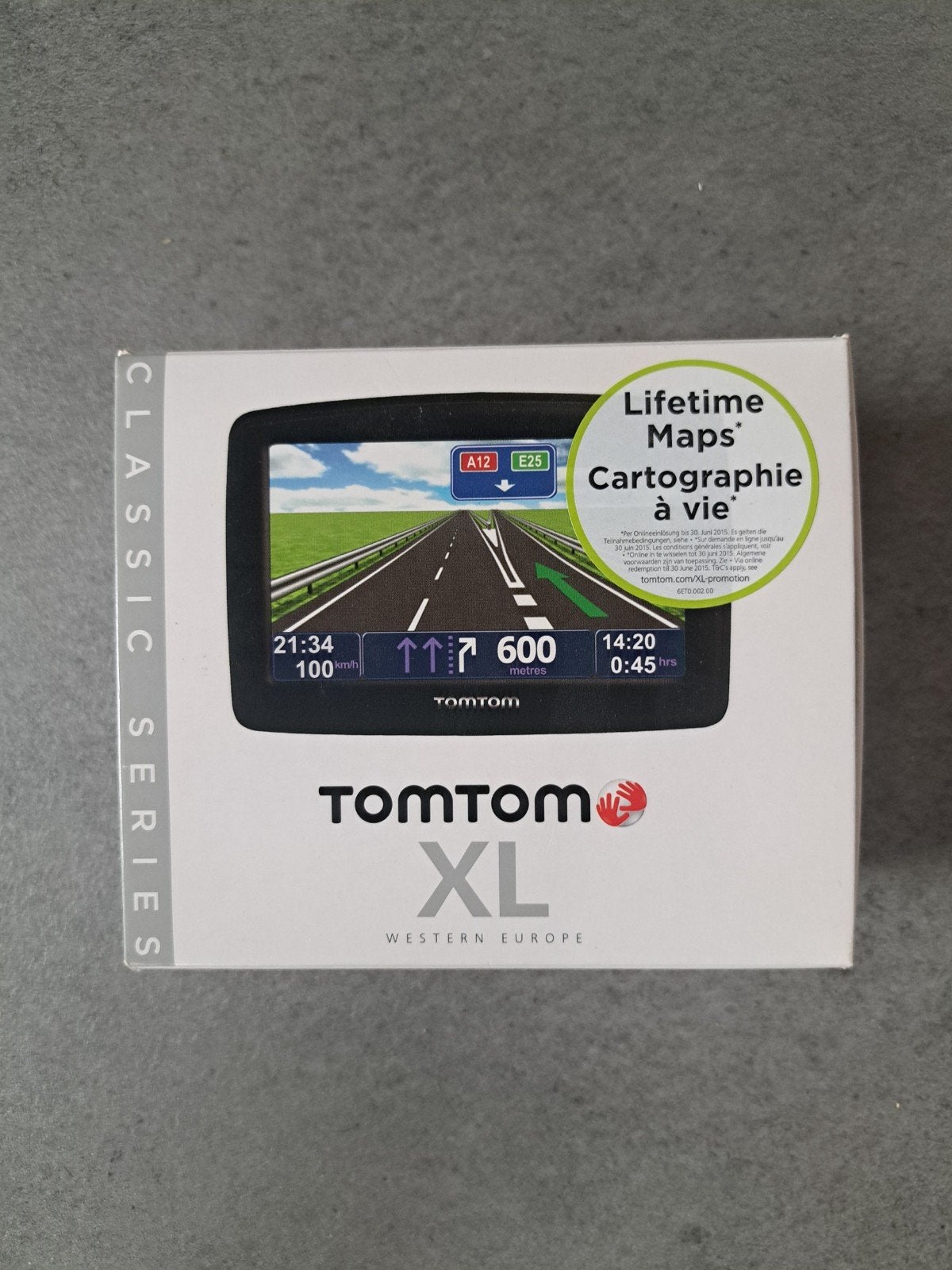 TomTom XL Classic Series Navigatiesysteem - Western Europe, Auto diversen, Ophalen of Verzenden, Gebruikt