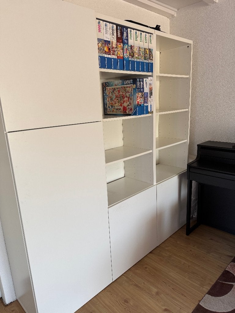 ikea besta kast - wit -  3x60 breed, 192 hoog, Ophalen, 150 tot 200 cm, 150 tot 200 cm, 25 tot 50 cm