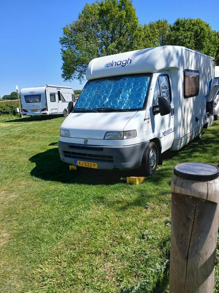 Elnagh camper merlin 2, Caravans en Kamperen, Campers, Particulier, Half-integraal, Ophalen