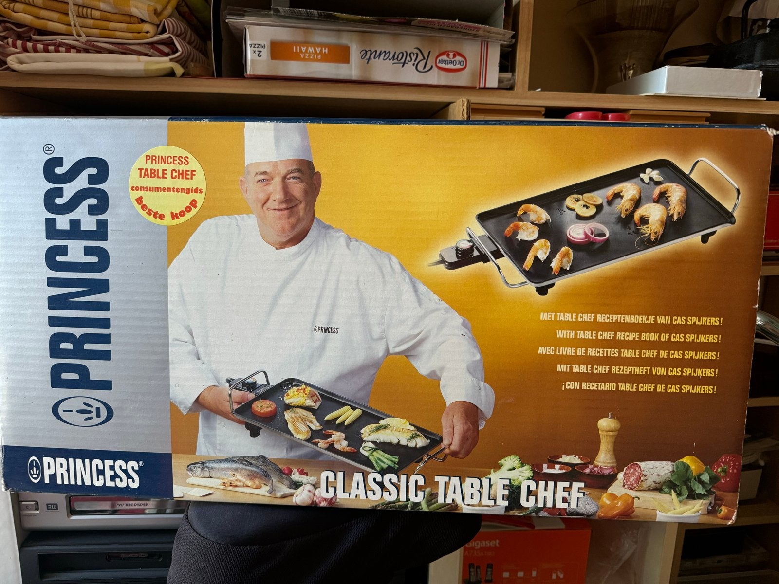 Tefal Raclette Grill & Princess Table Chef (2-in-1), Ophalen, Gebruikt