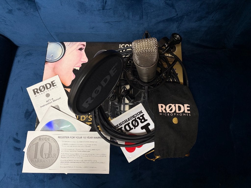 Rode NT1-A Studiomicrofoon, Ophalen of Verzenden, Zo goed als nieuw, Studiomicrofoon
