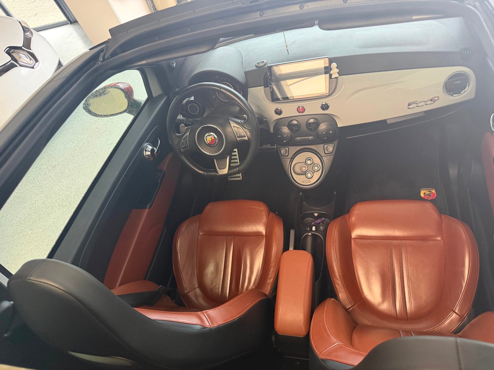 Fiat 500 C 1.4-16V Abarth|automaat|Flippers|Cabrio|Carplay|P, Auto's, Euro 5, 15 km/l, Gebruikt, Huisgarantie