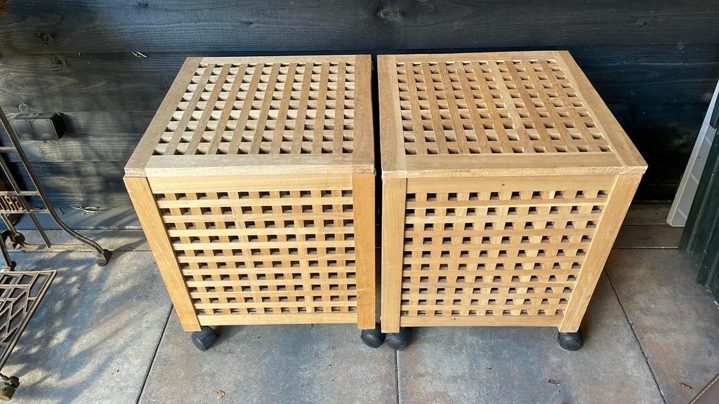 Ikea Hol. Opbergbakken, 2 stuks, zonder de wielen., Ophalen, Gebruikt