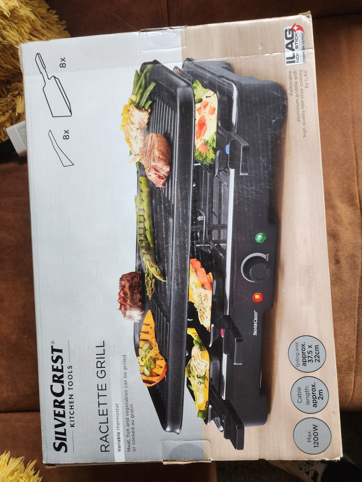 SilverCrest Raclette Grill - Nieuw in doos, Ophalen, Nieuw, 4 t/m 7 personen
