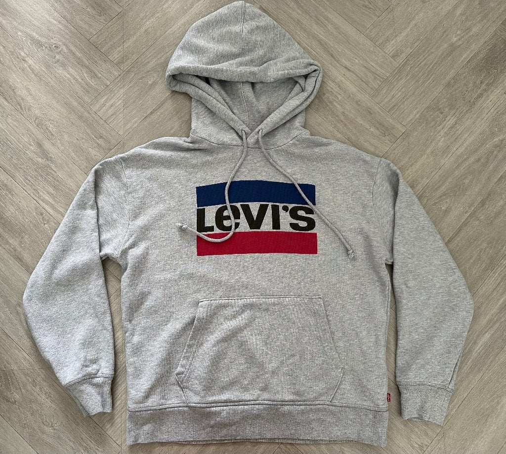 Grijze Levi's capuchon trui maat S!, Levi's, Verzenden, Zo goed als nieuw, Grijs