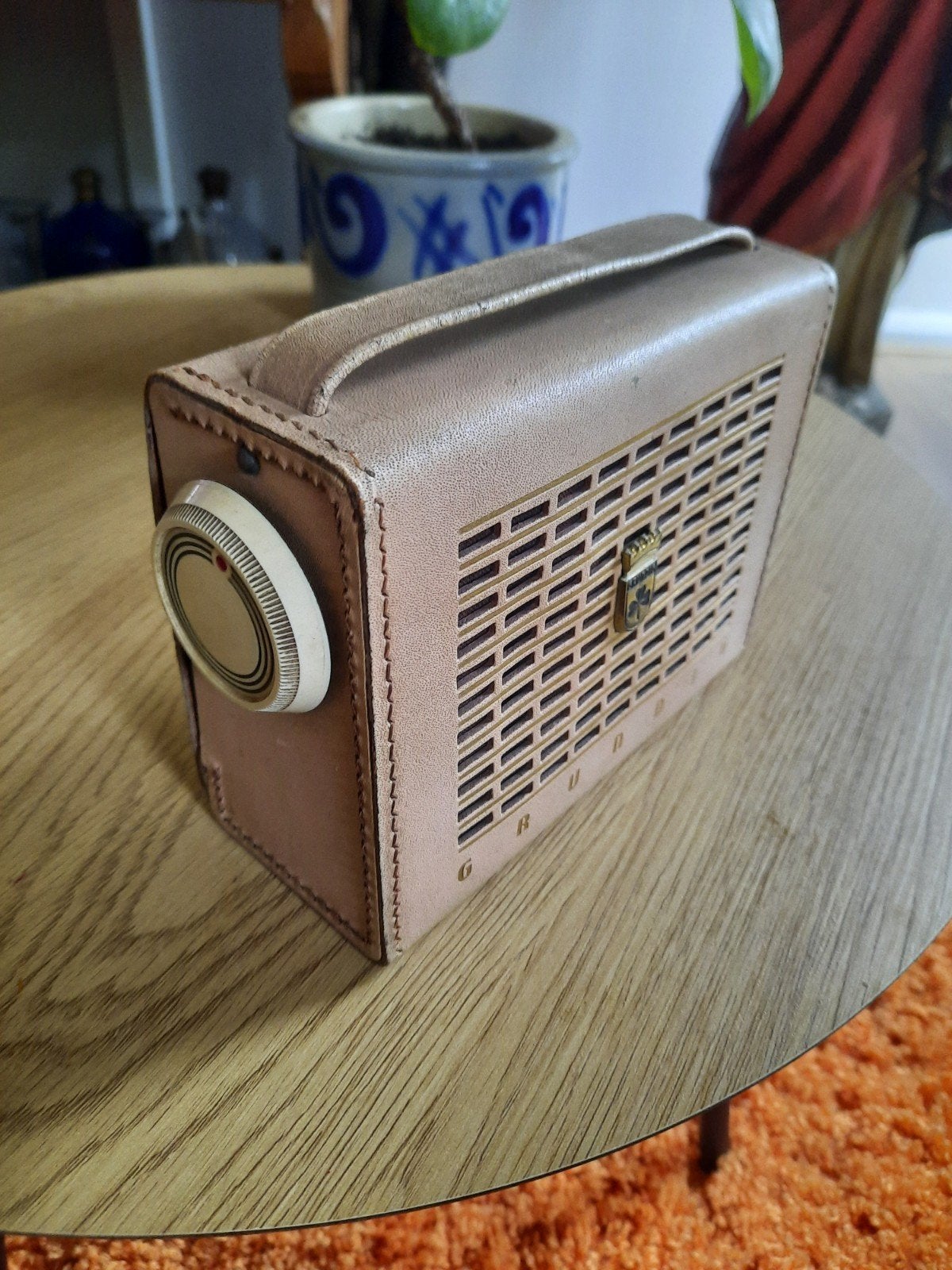 Vintage Grundig Transistor Box 59 Radio - Werkend, Ophalen of Verzenden, Gebruikt, Transistorradio