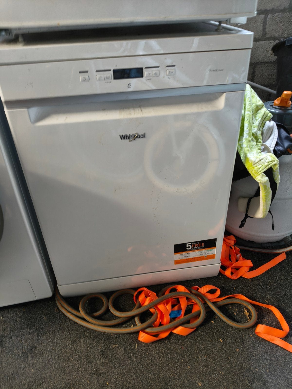 Whirlpool WFC 3C26 P Vaatwasser (Zonder korf/bestekbak), Witgoed en Apparatuur, Vaatwasmachines, Gebruikt, Minder dan 85 cm, 60 cm of meer