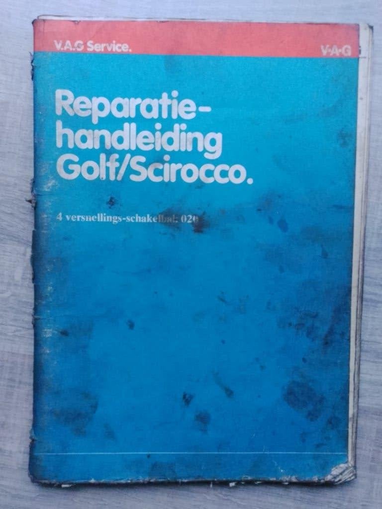 Vw Golf 1 + GTi dealer werkplaatsboek versnellingsbak 020, Verzenden, Gelezen, Volkswagen