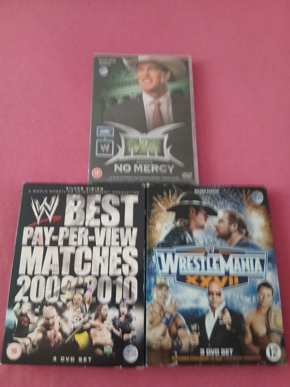 WWE DVD Collectie: No Mercy, Best PPV Matches, WrestleMania, Vanaf 18 jaar, Engels, Ophalen of Verzenden, Import