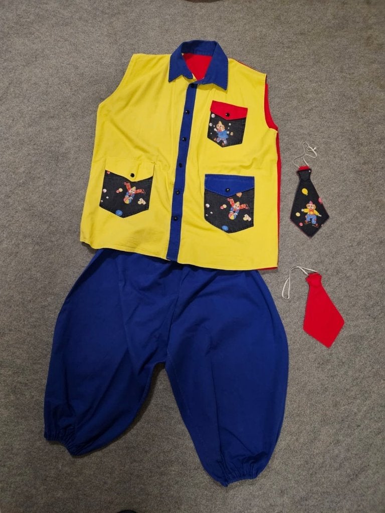 clownspak (2x) volwassenen Carnaval, Kleding | Heren, Carnavalskleding en Feestkleding, Ophalen, Carnaval, Maat 56/58 (XL), Zo goed als nieuw