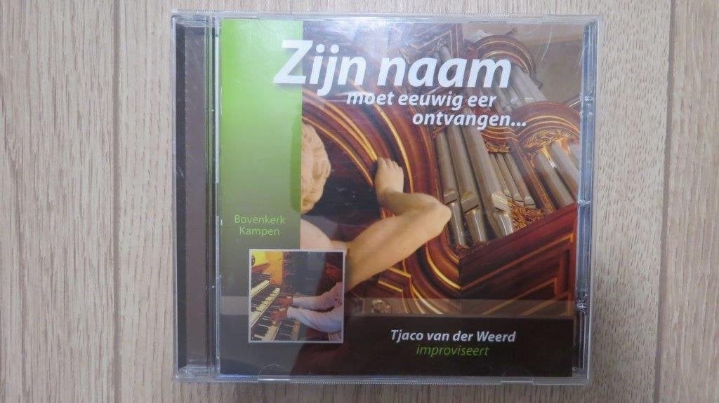 Cd orgel: Tjaco van der Weerd, Bovenkerk Kampen, Zijn naam, Ophalen of Verzenden, Zo goed als nieuw, Gospel