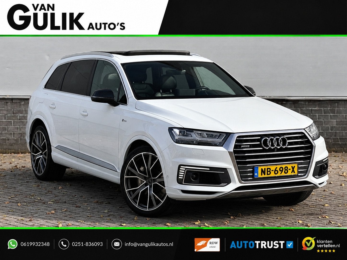 Audi Q7 3.0 TDI e-tron quattro Sport | Panorama | ACC | Luch, Auto's, Audi, Automaat, Gebruikt, 259 pk, 2420 kg