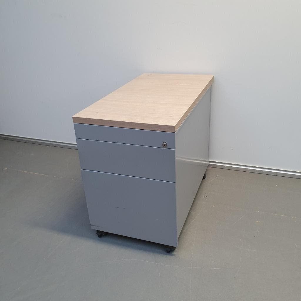 Ladekast - 62x46x79 cm ladeblok bureaukast, Ophalen, Gebruikt, 3 of 4 laden, Minder dan 100 cm