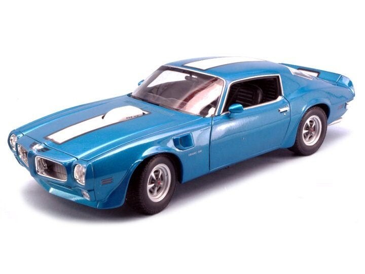 Welly: 1972 Pontiac Firebird Trans AM Blauw 1:24, Hobby en Vrije tijd, Modelauto's | 1:24, ., Nieuw, Ophalen of Verzenden, .