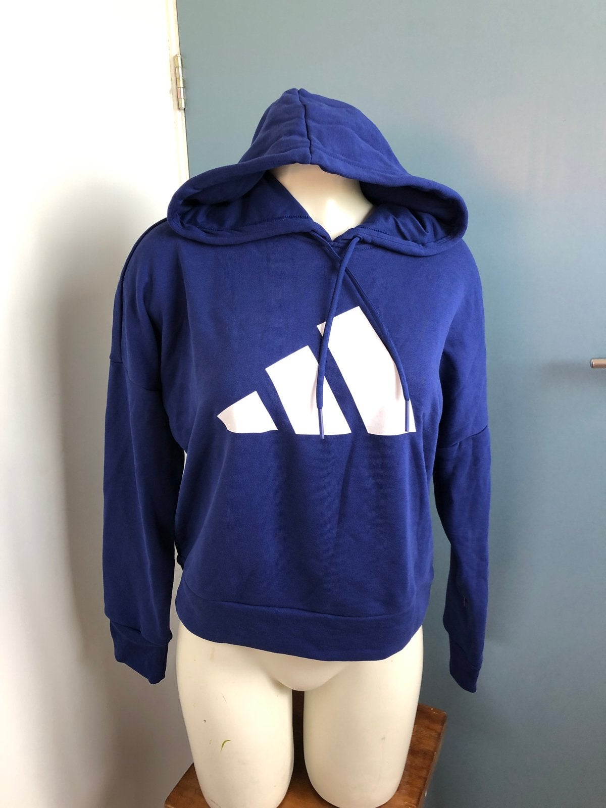 Adidas blauwe hoody xs, Kleding | Dames, Truien en Vesten, Ophalen of Verzenden, Zo goed als nieuw, X, Maat 34 (XS) of kleiner