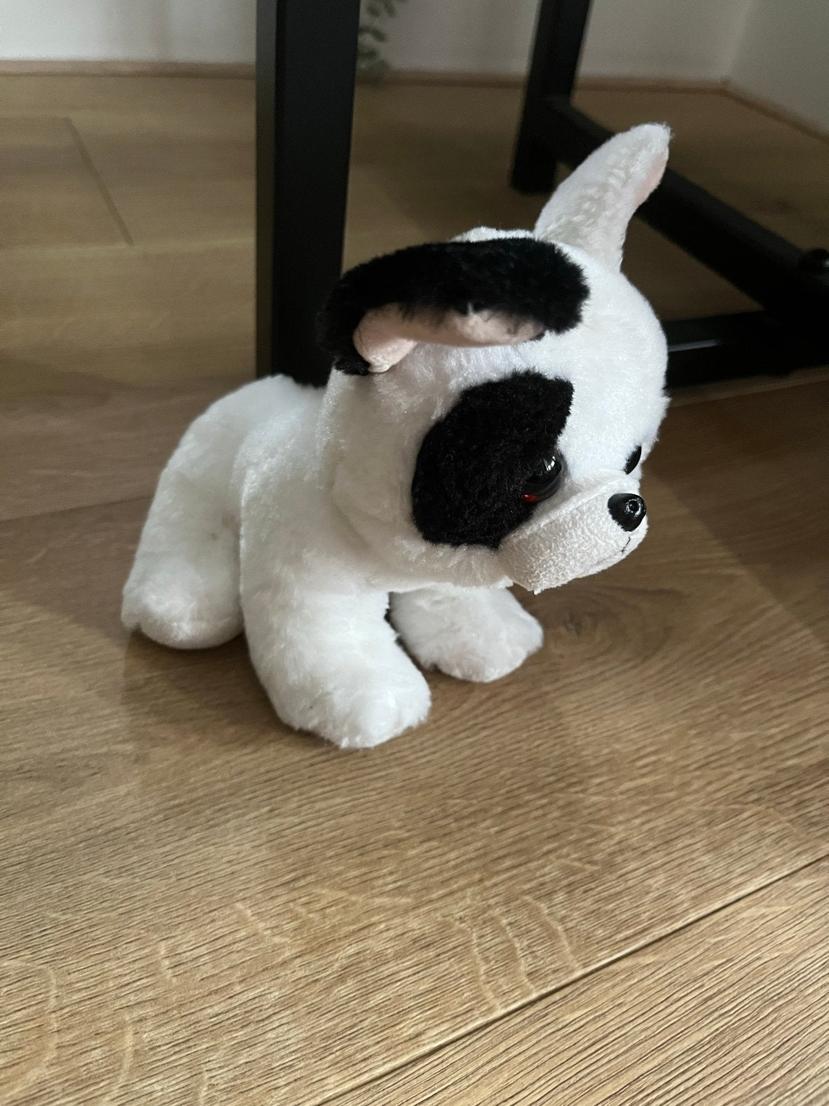 Schattige zwart-witte puppy knuffel, Zo goed als nieuw, Meerkleurig, Klein (minder dan 20 cm), Hond