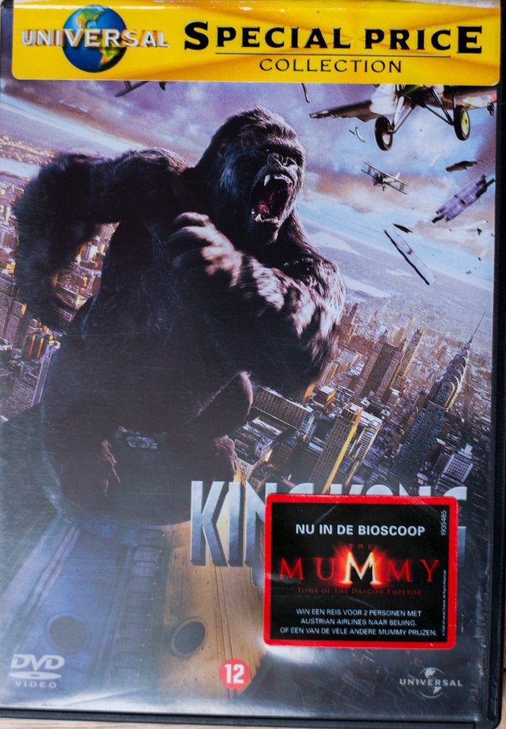 dvd king kong 2005, Engels, Nederlands, Ophalen of Verzenden, Zo goed als nieuw