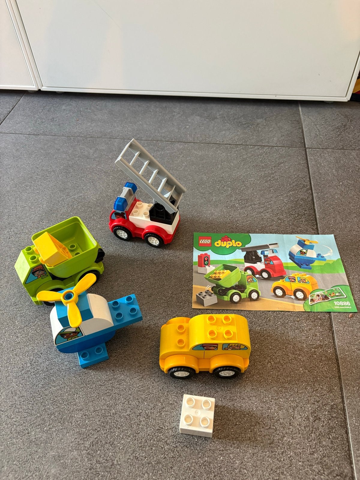 LEGO Duplo Mijn Eerste Voertuigen 10886, Ophalen, Gebruikt, Overige thema's, Duplo