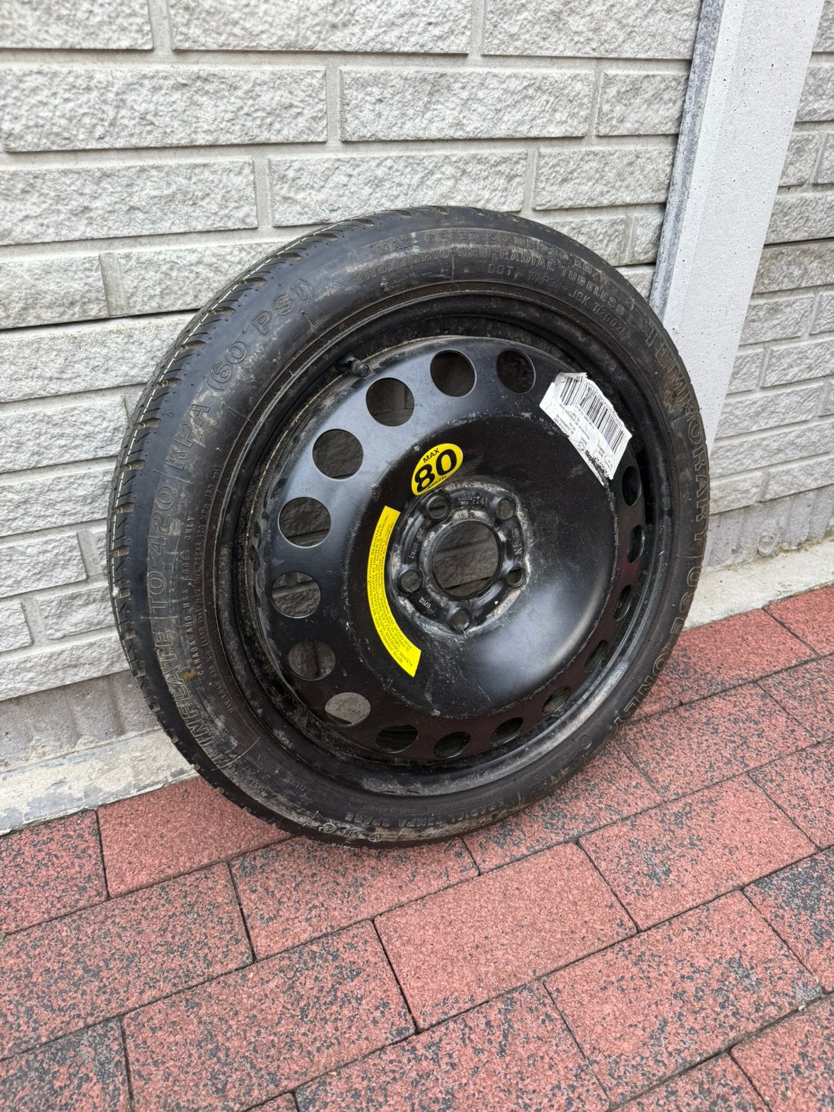 Reservewiel Thuiskomer Volkswagen Golf Touran Plus, Ophalen of Verzenden, Nieuw