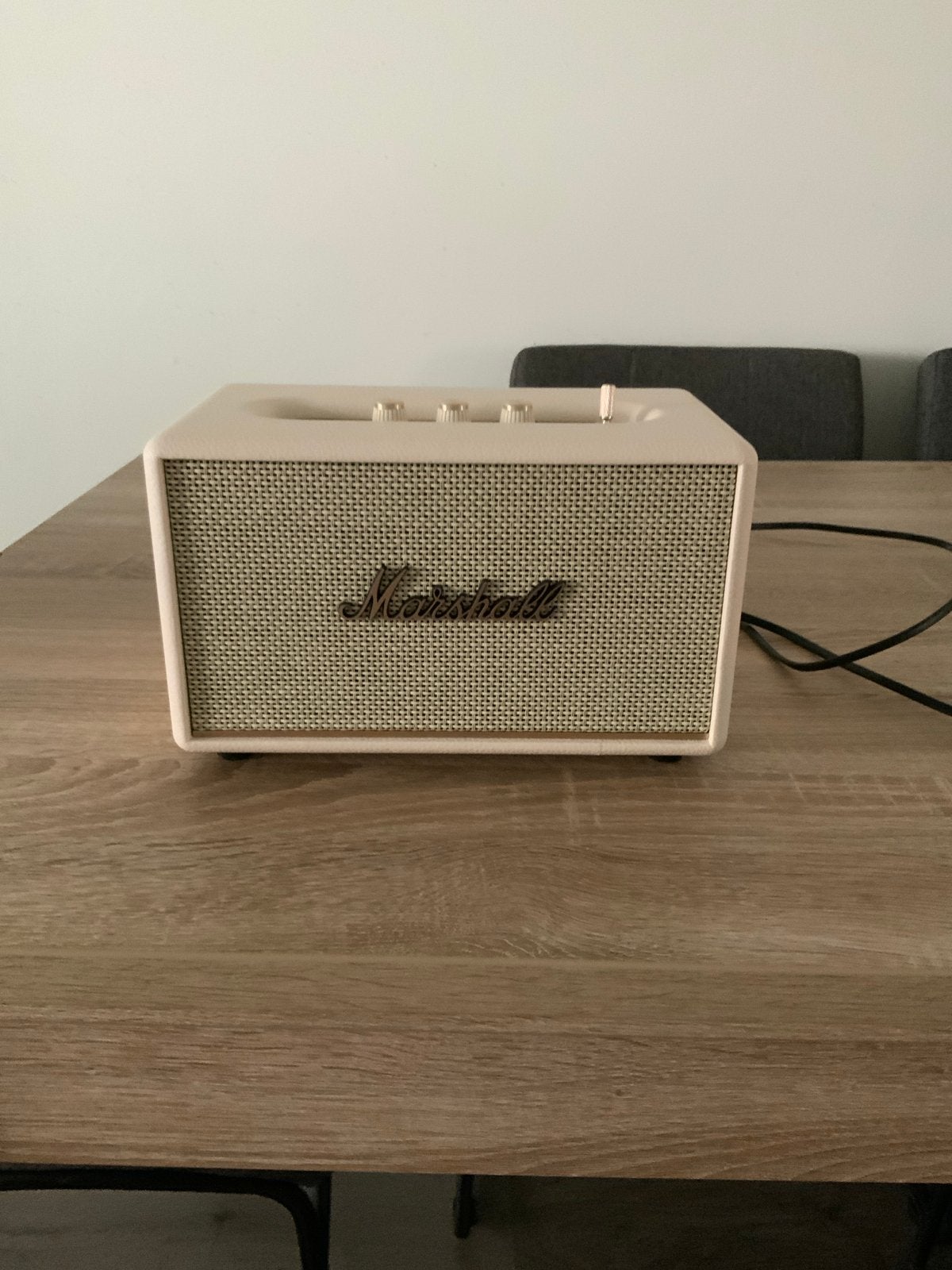 Marshall Acton III Bluetooth Speaker - Crème, Overige merken, Overige typen, Ophalen of Verzenden, Zo goed als nieuw