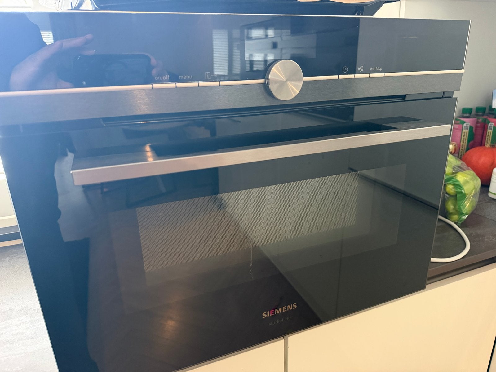 Siemens Combi-oven CM836GNB6/63, Witgoed en Apparatuur, 45 tot 50 cm, Hete lucht, Siemens, Ophalen of Verzenden