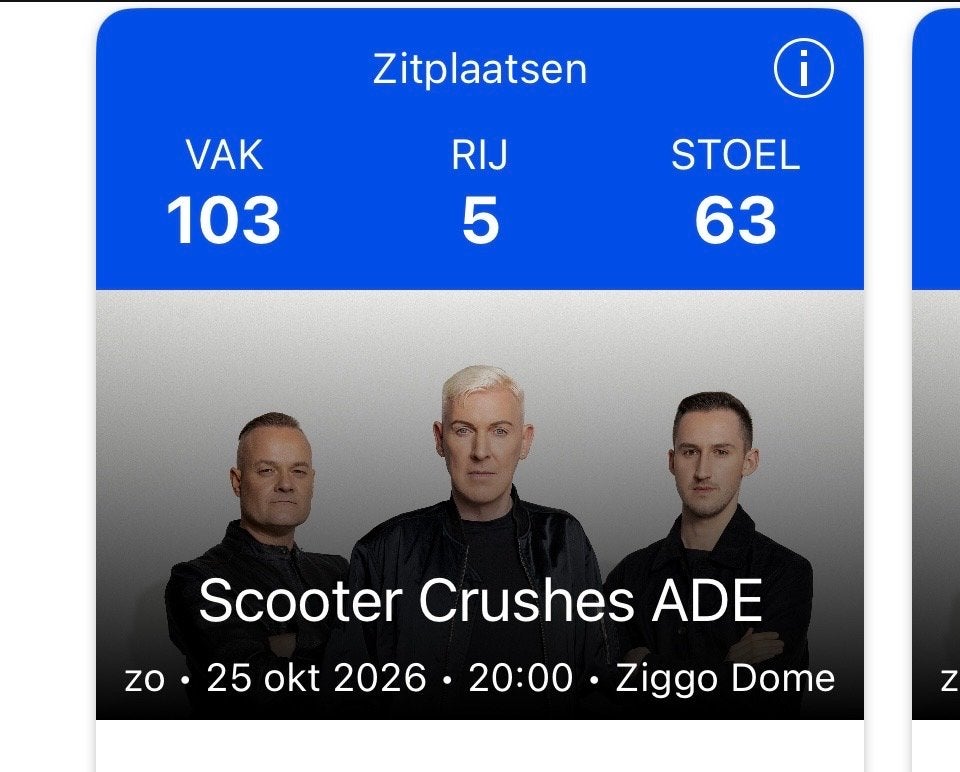 Scooter Crushes ADE 25 okt 50 euro per stuk