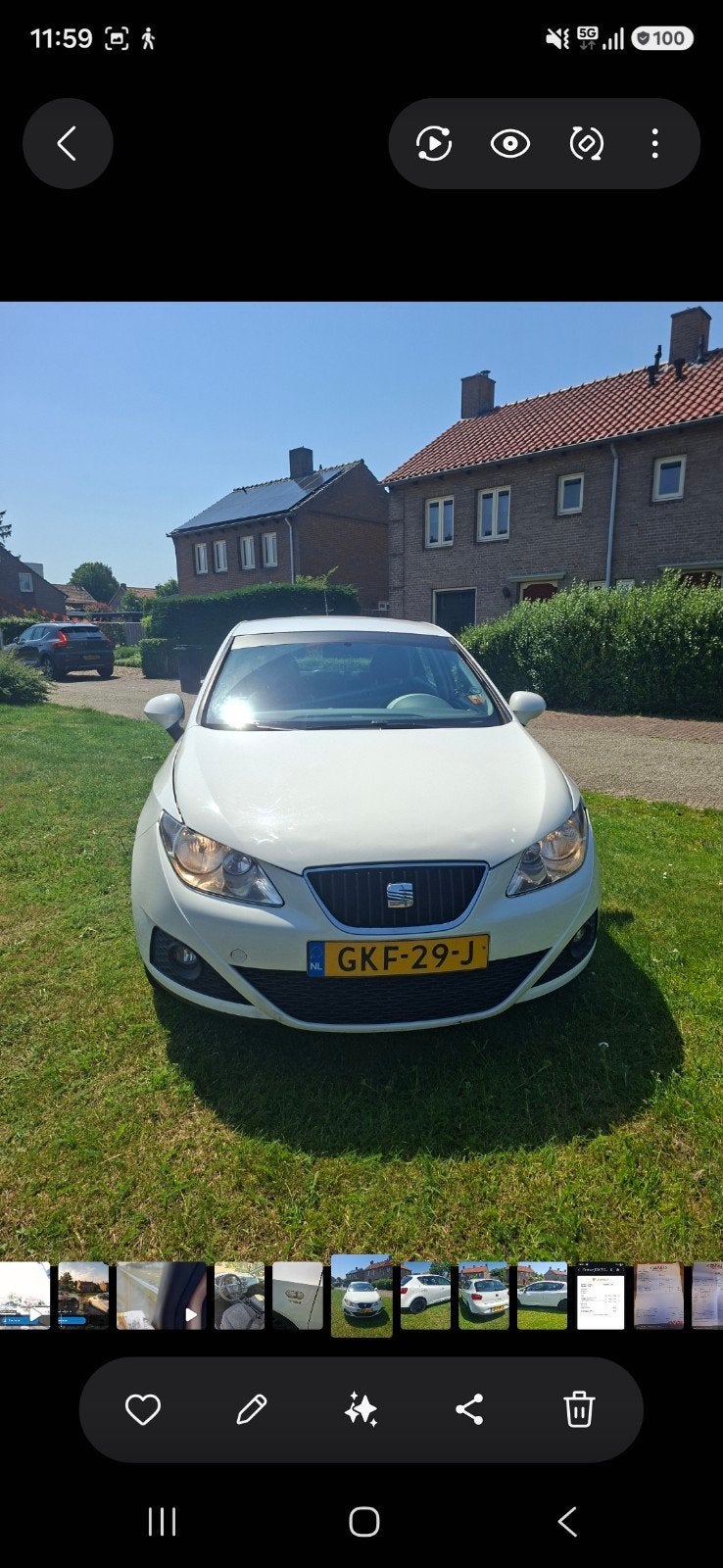 Seat Ibiza 1.2 TSI 77KW 2011 Wit, Auto's, Seat, Voorwielaandrijving, 990 kg, Handgeschakeld, 19 km/l