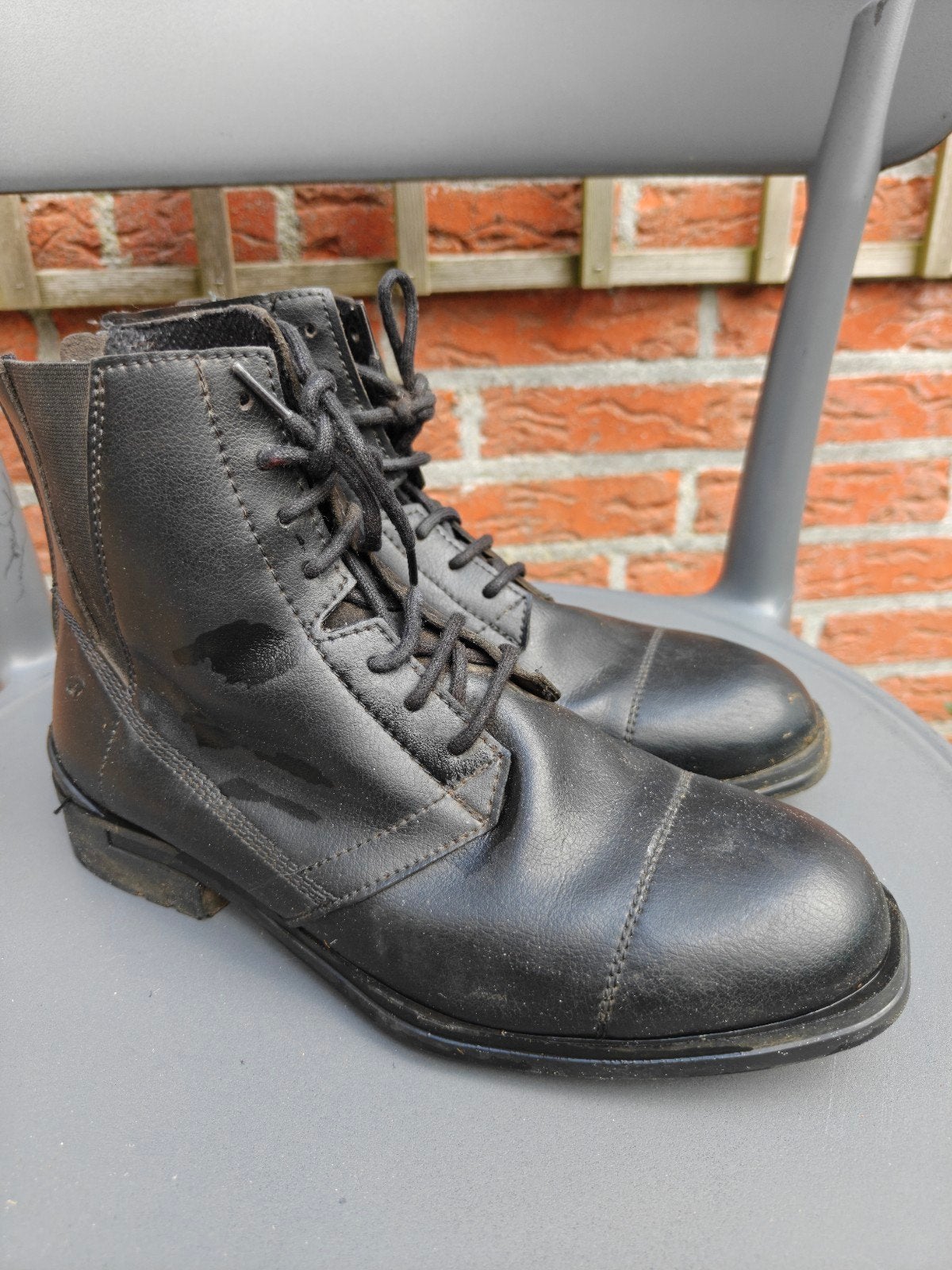 Paardrijschoenen van leer in maat 39, Dieren en Toebehoren, Ophalen of Verzenden, Schoeisel