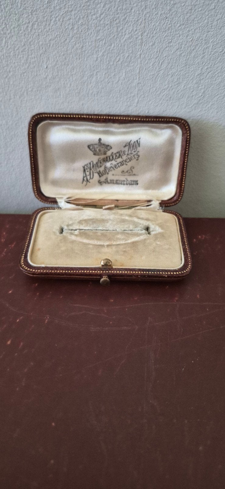 Antiek juwelendoosje voor een broche of dasspeld, Antiek en Kunst, Ophalen of Verzenden