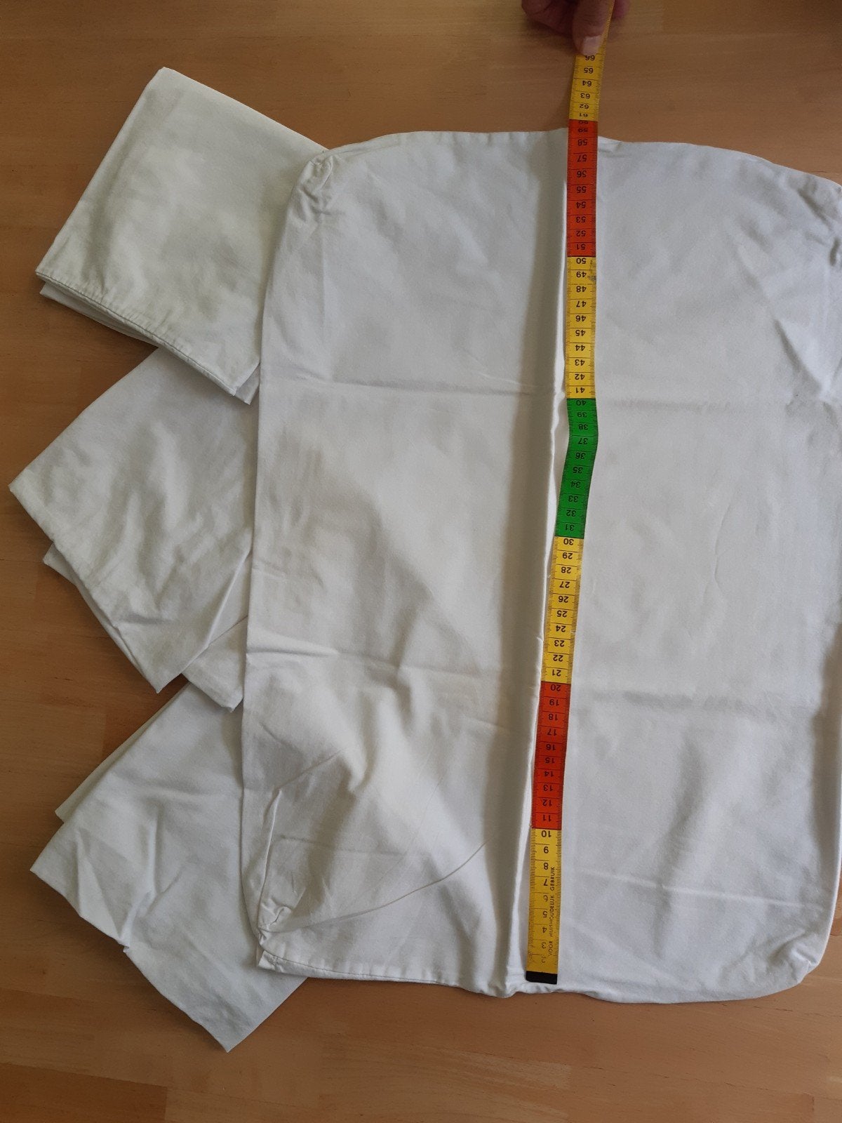 4 IKEA kussenslopen voor ergonomische kussens, Gebruikt, Wit, IKEA, Kussenhoes