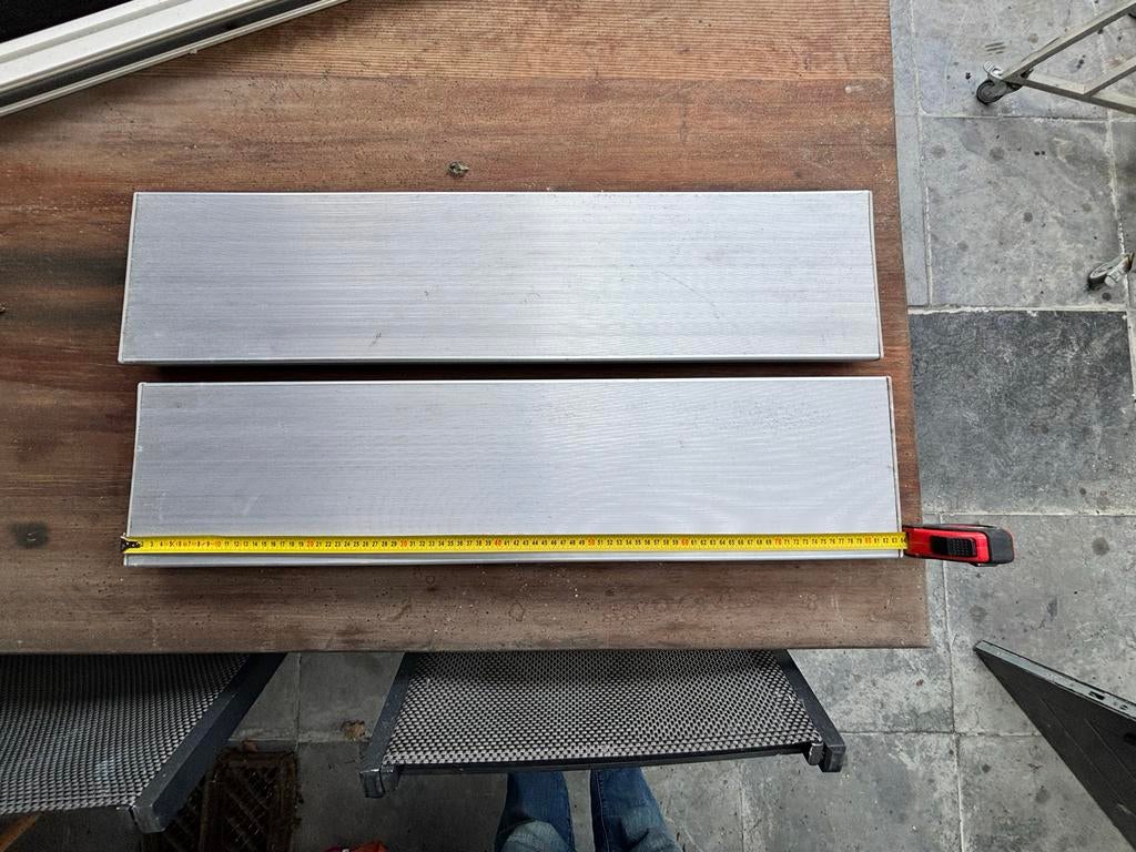 Aluminium zitbank voor opblaasboot/rubberboot, Doe-het-zelf en Verbouw, Platen en Panelen, Zo goed als nieuw, Ophalen of Verzenden