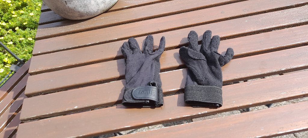 Kinderhandschoen Zwart shires, Kinderen, Dressuur, Overige typen, Ophalen of Verzenden