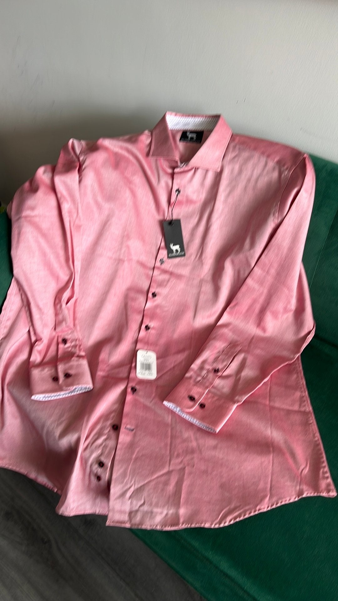 Mooi nieuw Heren  overhemd . Mt xxL .,, Ophalen of Verzenden, Nieuw, Roze, Overhemd