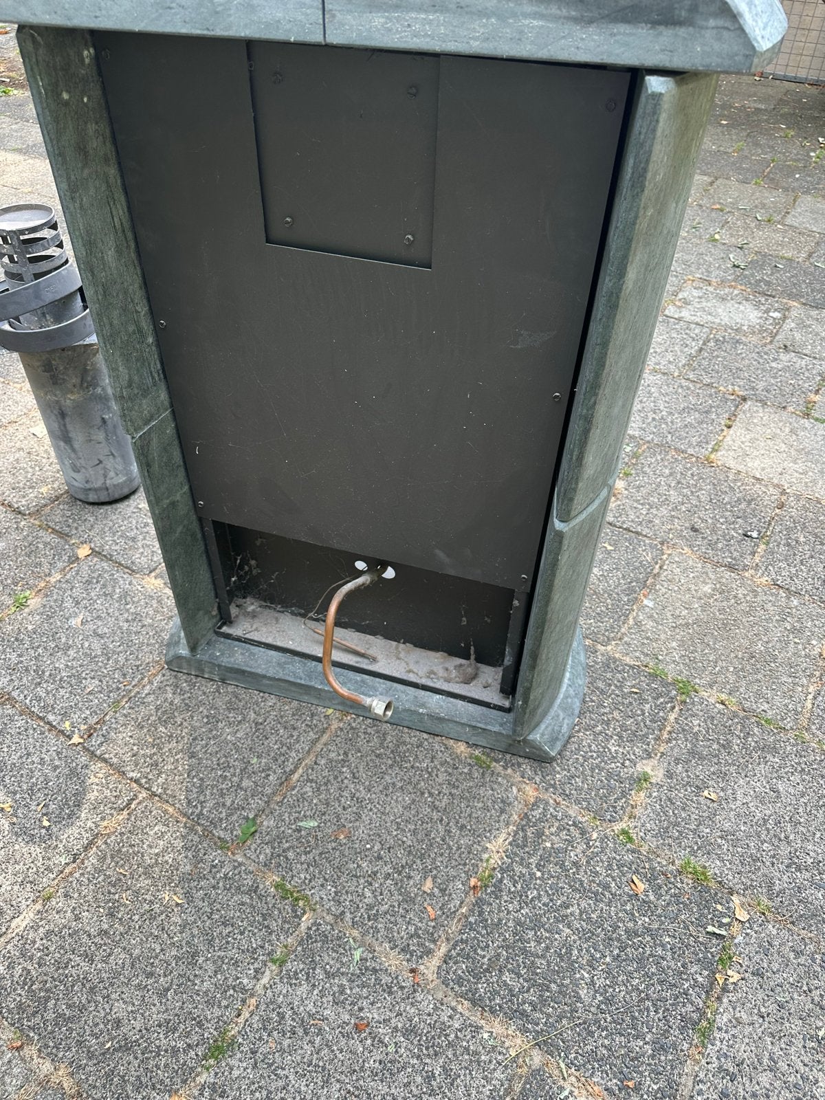 Vrijstaande gashaard met schouw - Zo goed als nieuw, Ophalen, Zo goed als nieuw, Vrijstaande haard, Gashaard