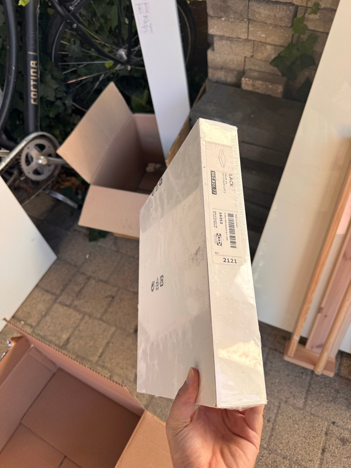 Nieuwe IKEA LACK plank, wit (502.821.77), Huis en Inrichting, Overige Huis en Inrichting, Ophalen, Nieuw