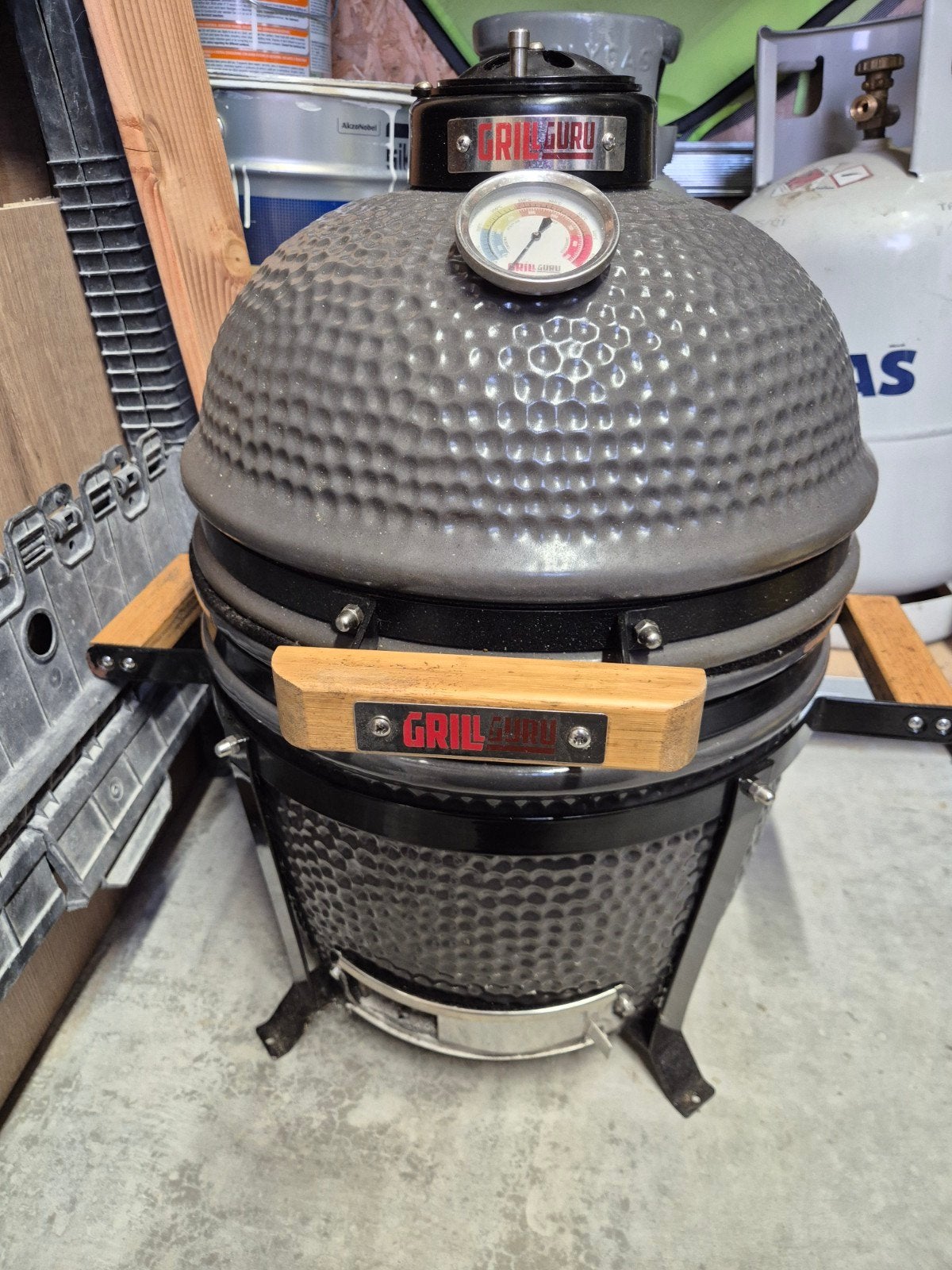 Grill Guru Compact Kamado, Tuin en Terras, Barbecue-accessoires, Ophalen, Gebruikt, Grill Guru