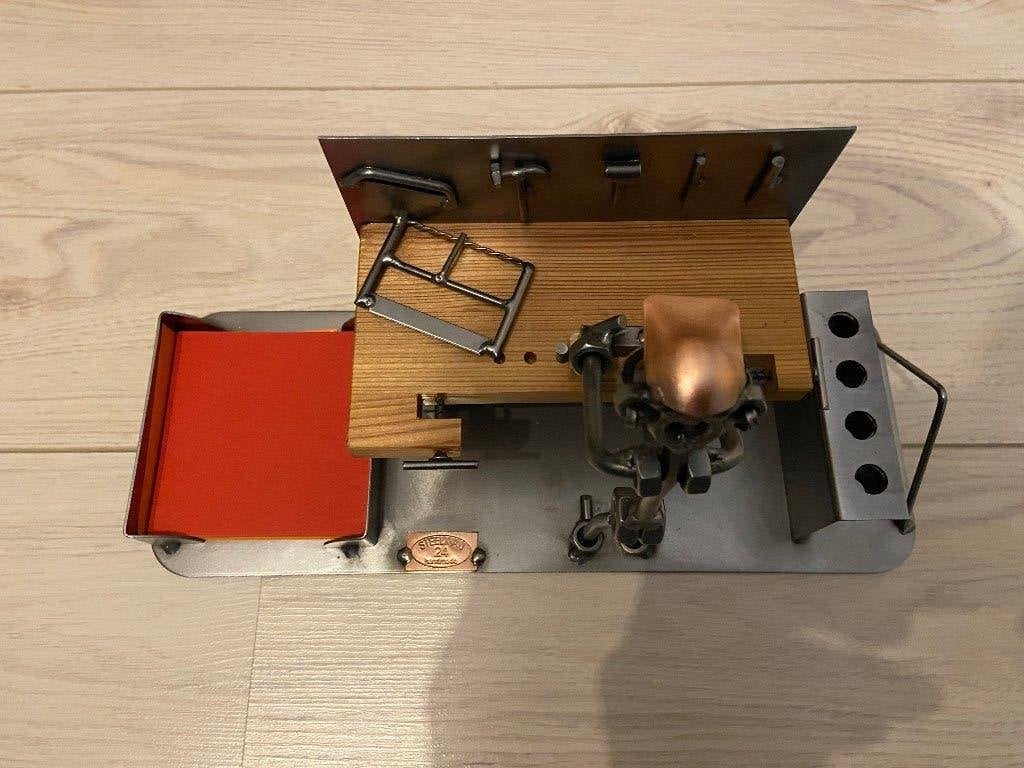 Werken aan de werkbank - bureauset, handmade, Ophalen of Verzenden, Nieuw