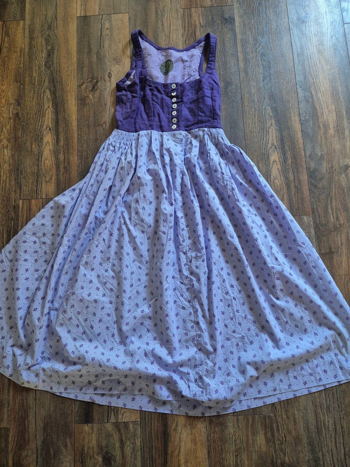 Prachtige paarse dirndl jurk maat S, Paars, Ophalen of Verzenden, Maat 36 (S), Onbekend
