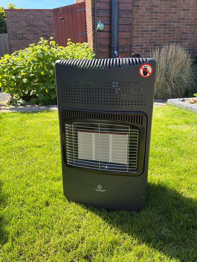 Kesser Gaskachel 4.2 KW - Perfecte terrasverwarmer, Huis en Inrichting, Kachels, Ophalen, Gebruikt, Gas, Vrijstaand