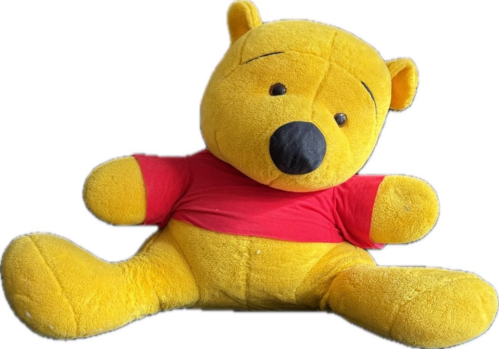 Grote Winnie de Pooh knuffel, Ophalen, Gebruikt, Disney, Geel