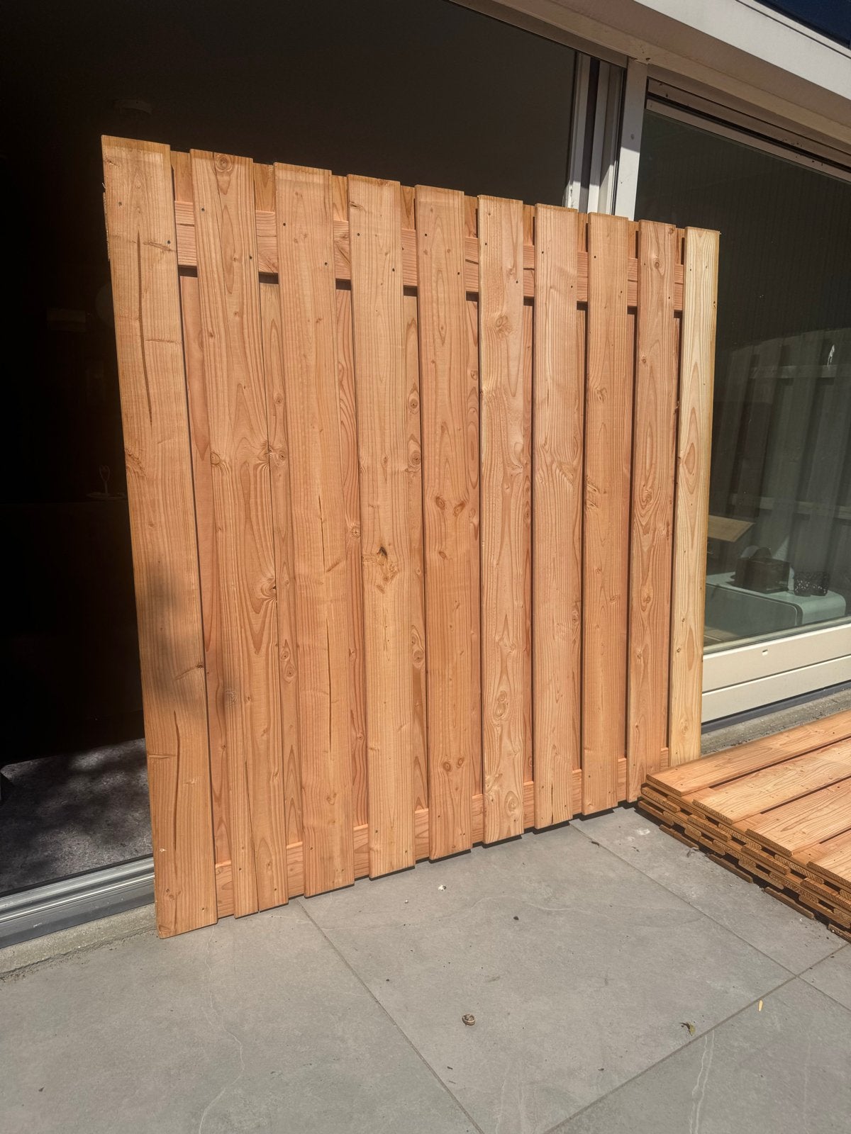 Douglas hout schuttingdelen - Nieuw, Tuin en Terras, Ophalen, 1 tot 2 meter, Minder dan 3 meter, Nieuw