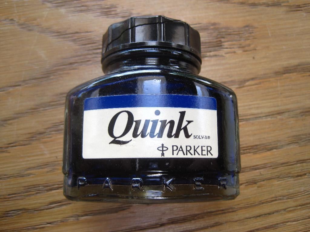 Parker Quink Solv-x vulpeninkt 57cc, Diversen, Schrijfwaren, Ophalen of Verzenden, Zo goed als nieuw