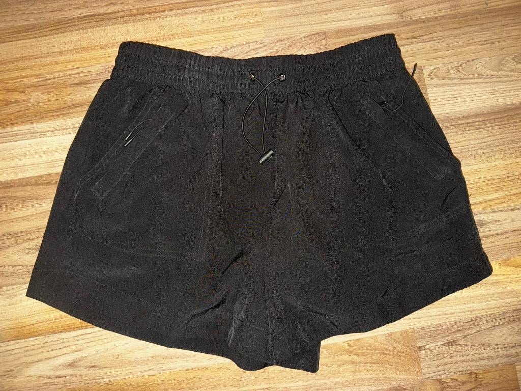Zwembroek zwemshort L surfshort boardshort zwart, Verzenden, Zo goed als nieuw, Zwart, Zwembroek of Short