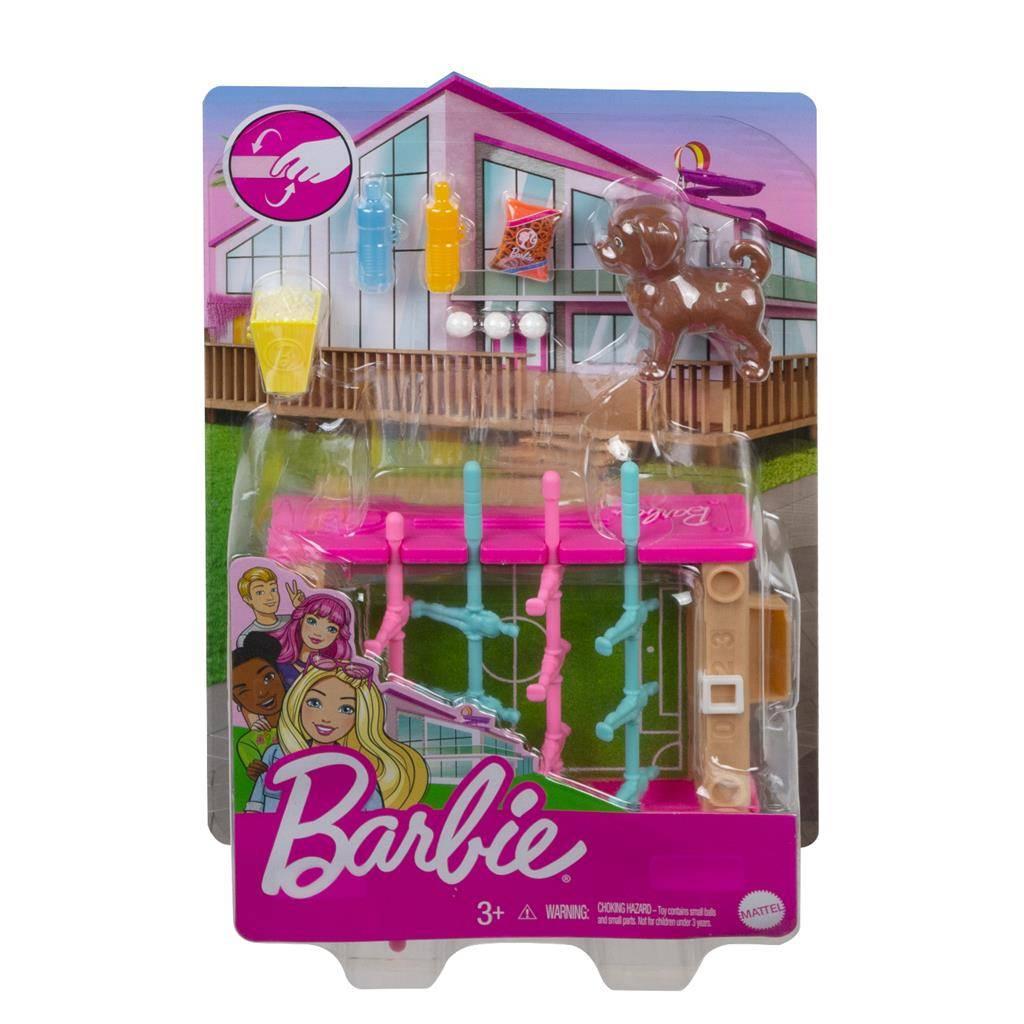 Barbie: Dieren Speelset: Tafelvoetbal, Kinderen en Baby's, Speelgoed | Poppen, Barbie, ., Nieuw, Ophalen of Verzenden