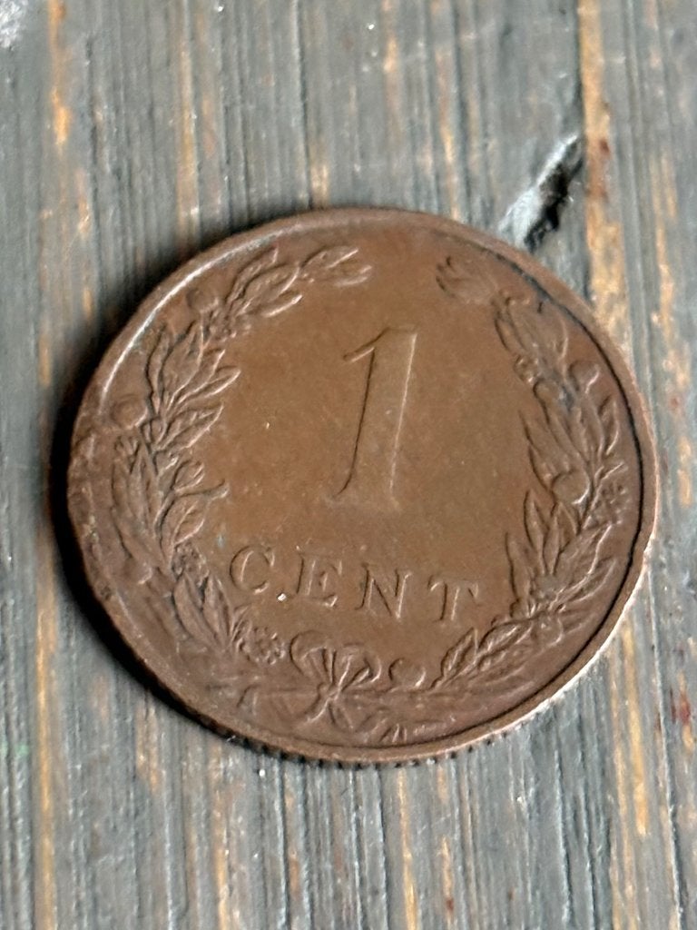 1 Cent 1906, Ophalen of Verzenden, Koningin Wilhelmina, 1 cent, Losse munt